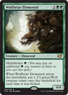 【ENG】《狼茨の精霊/Wolfbriar Elemental》[C14]