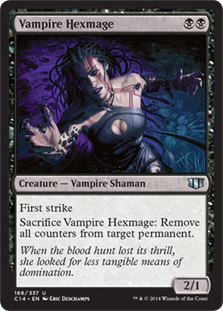 【ENG】《吸血鬼の呪詛術士/Vampire Hexmage》[C14]