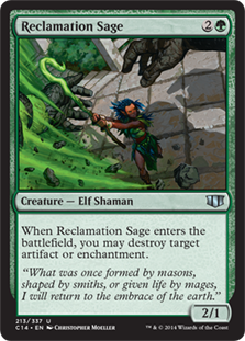 【ENG】《再利用の賢者/Reclamation Sage》[C14]