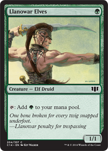 【ENG】《ラノワールのエルフ/Llanowar Elves》[C14]