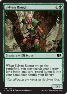 【ENG】《森のレインジャー/Sylvan Ranger》[C14]