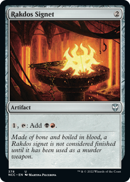 【ENG】《ラクドスの印鑑/Rakdos Signet》[NCC]