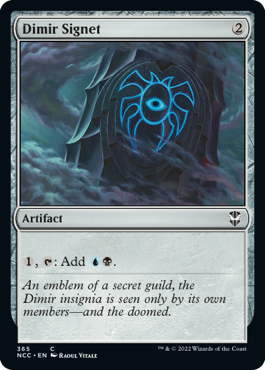 【ENG】《ディミーアの印鑑/Dimir Signet》[NCC]