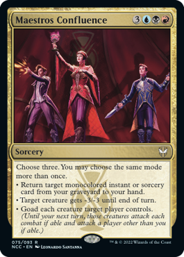 【ENG】【Foil】■プロモスタンプ付■《貴顕廊一家の合流点/Maestros Confluence》[NCC]