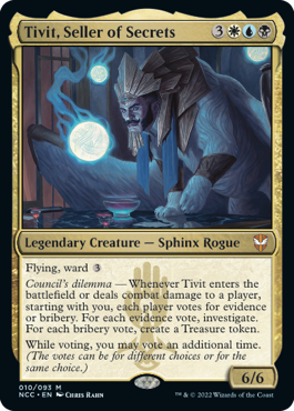 【ENG】【Foil】《秘密売り、ティヴィット/Tivit, Seller of Secrets》[NCC]