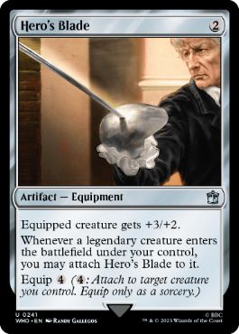 【ENG】【Foil】《英雄の刃/Hero's Blade》[WHO]