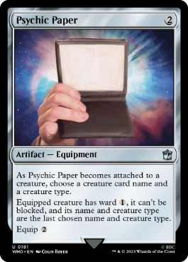 【ENG】《サイキックペーパー/Psychic Paper》[WHO]