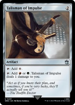 【ENG】《衝動のタリスマン/Talisman of Impulse》[WHO]