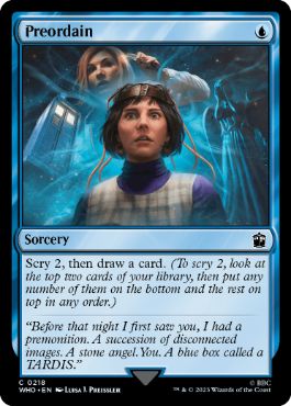 【ENG】【Foil】《定業/Preordain》[WHO]