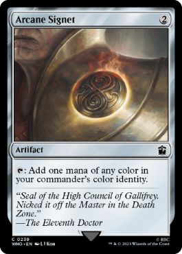 【ENG】【Foil】《秘儀の印鑑/Arcane Signet》[WHO]