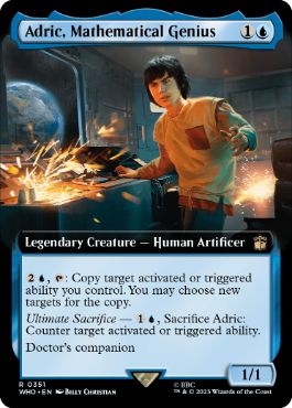 【ENG】■拡張アート■《数学の天才、アドリック/Adric, Mathematical Genius》[WHO]