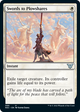 【ENG】《剣を鍬に/Swords to Plowshares》[NEC]