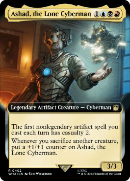 【ENG】■拡張アート■《孤高のサイバーマン、アシャド/Ashad, the Lone Cyberman》[WHO]