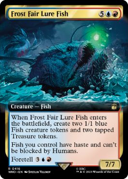 【ENG】【Foil】■拡張アート■《フロストフェアのチョウチンアンコウ/Frost Fair Lure Fish》[WHO]