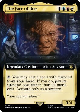 【ENG】【Foil】■拡張アート■《フェイス・オブ・ボー/The Face of Boe》[WHO]
