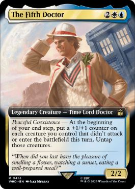 【ENG】【Foil】■拡張アート■《５代目ドクター/The Fifth Doctor》[WHO]