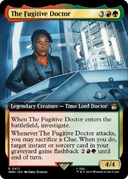 【ENG】【Foil】■拡張アート■《逃亡ドクター/The Fugitive Doctor》[WHO]