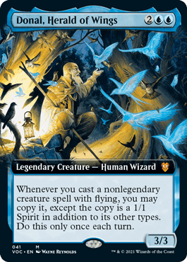【ENG】■拡張アート■《翼の伝令、ドナール/Donal, Herald of Wings》[VOC]