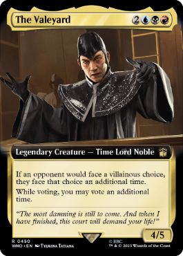 【ENG】【Foil】■拡張アート■《ヴァリヤード/The Valeyard》[WHO]