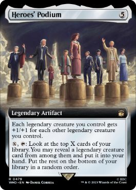 【ENG】【Foil】■拡張アート■《英雄の演壇/Heroes' Podium》[WHO]