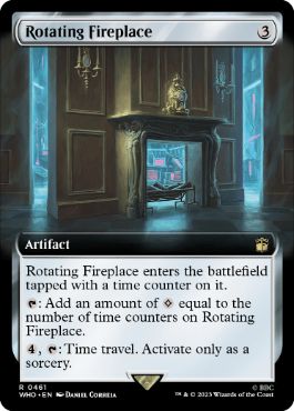 【ENG】【Foil】■拡張アート■《回転する暖炉/Rotating Fireplace》[WHO]