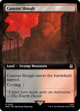 【ENG】【Foil】■拡張アート■《泥濘の峡谷/Canyon Slough》[WHO]