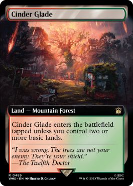 【ENG】【Foil】■拡張アート■《燃えがらの林間地/Cinder Glade》[WHO]