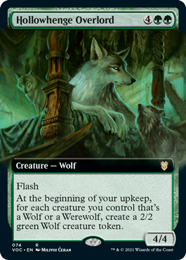 【ENG】■拡張アート■《ホロウヘンジの首領/Hollowhenge Overlord》[VOC]