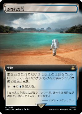 【JPN】【Foil】■拡張アート■《さびれた浜/Deserted Beach》[WHO]