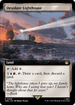 【ENG】【Foil】■拡張アート■《僻地の灯台/Desolate Lighthouse》[WHO]