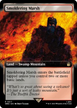 【ENG】【Foil】■拡張アート■《燻る湿地/Smoldering Marsh》[WHO]