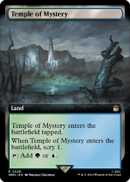 【ENG】【Foil】■拡張アート■《神秘の神殿/Temple of Mystery》[WHO]