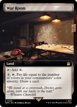 【ENG】【Foil】■拡張アート■《作戦室/War Room》[WHO]