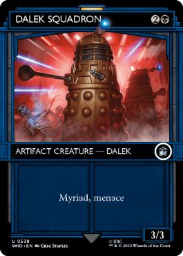 【ENG】【Foil】■ショーケース■《ダーレク軍団/Dalek Squadron》[WHO]