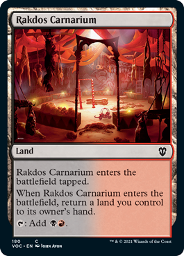 【ENG】《ラクドスの肉儀場/Rakdos Carnarium》[VOC]