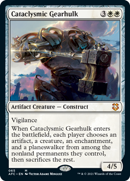 【ENG】《激変の機械巨人/Cataclysmic Gearhulk》[AFC]