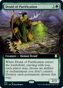 【ENG】■拡張アート■《浄化のドルイド/Druid of Purification》[AFC]