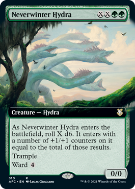 【ENG】■拡張アート■《ネヴァーウィンターのハイドラ/Neverwinter Hydra》[AFC]