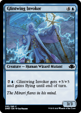 【ENG】《きらめく翼の発動者/Glintwing Invoker》[DMR]