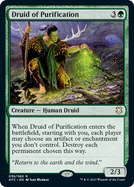 【ENG】《浄化のドルイド/Druid of Purification》[AFC]