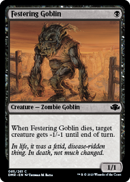 【ENG】《ただれたゴブリン/Festering Goblin》[DMR]