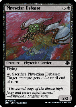 【ENG】《ファイレクシアの堕落者/Phyrexian Debaser》[DMR]