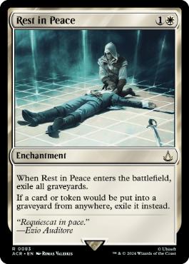 【ENG】【Foil】《安らかなる眠り/Rest in Peace》[ACR]