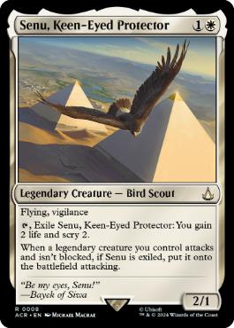 【ENG】《鋭い目の守護者、セヌ/Senu, Keen-Eyed Protector》[ACR]