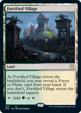 【ENG】《要塞化した村/Fortified Village》[AFC]