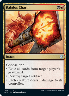 【ENG】《ラクドスの魔除け/Rakdos Charm》[AFC]