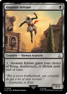【ENG】《アサシンの新入り/Assassin Initiate》[ACR]