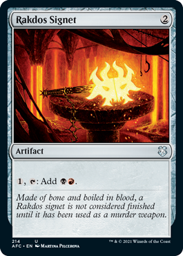 【ENG】《ラクドスの印鑑/Rakdos Signet》[AFC]