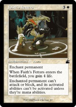 【ENG】【Foil】■旧枠■《信仰の足枷/Faith's Fetters》[RVR]