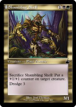 【ENG】【Foil】■旧枠■《よろめく殻/Shambling Shell》[RVR]